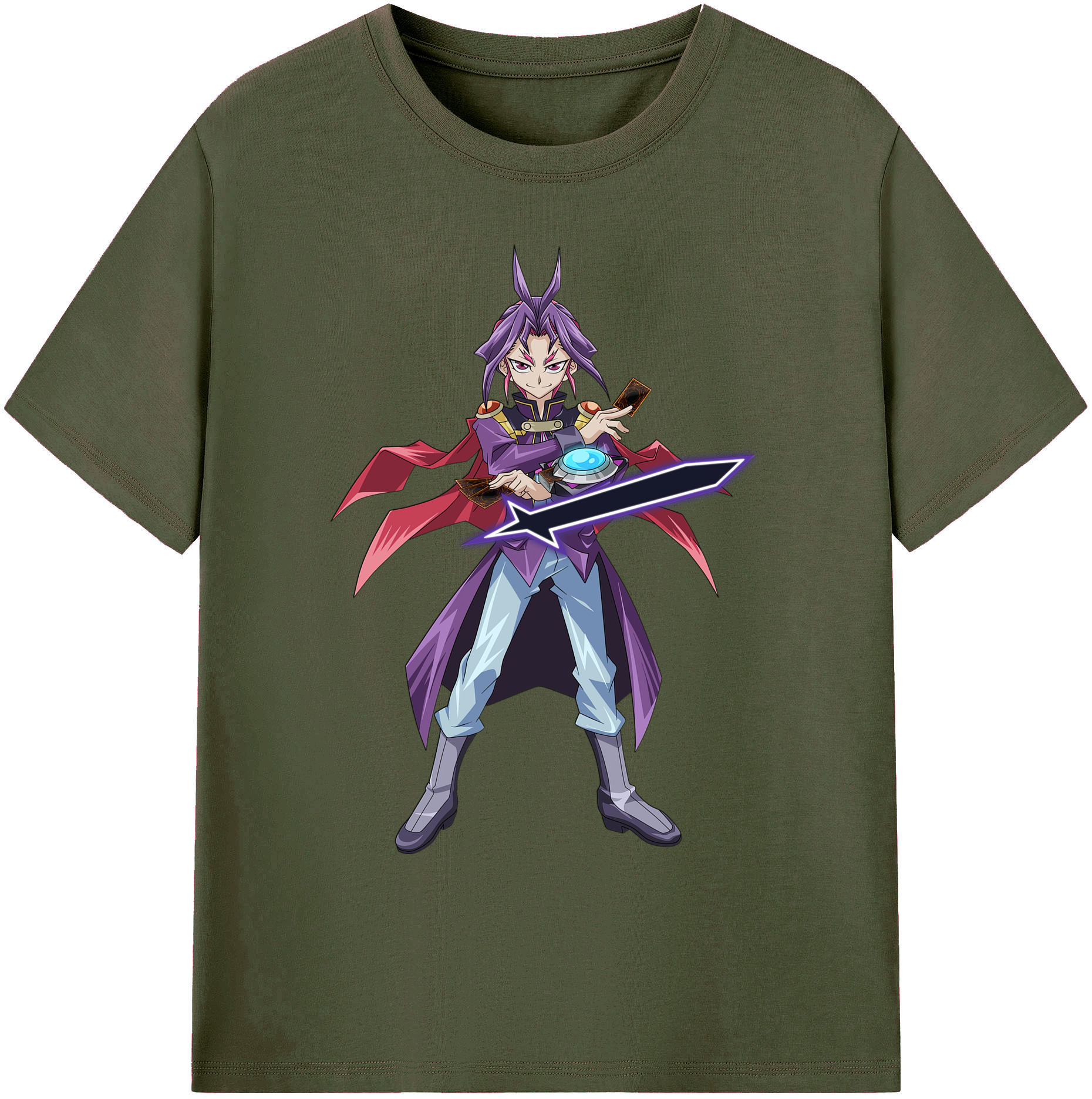 （画像用） 遊☆戯☆王 Yu-Gi-Oh! 綿100％ メンズ半袖Tシャツ｜肌触りやわらか＆通気性